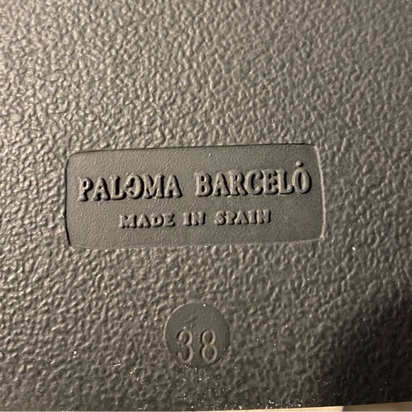 Paloma Barcelo Aimar Ivory Pull On Boot / Off White w Black / Womens Size 8 - Picture 14 of 15